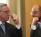 Juncker e  Schulz © EPA