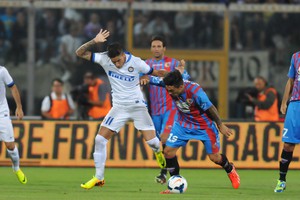 Catania-Inter 0-3 (ANSA)