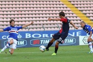 26': Cagliari-Sampdoria 1-0, Ekdal (ANSA)