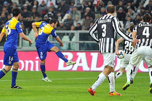 Juventus-Parma 2-1 (ANSA)