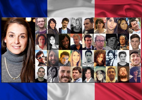 Le vittime dell'attacco di Parigi finora accertate © ANSA