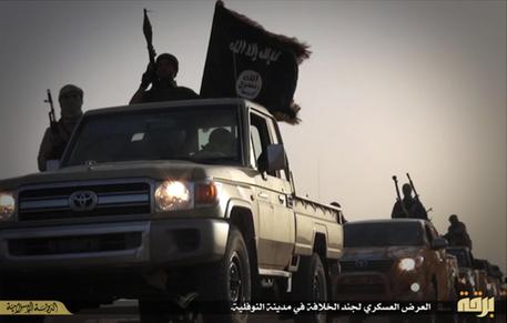 Pick up dell'Isis in Libia in una foto d'archivio © ANSA