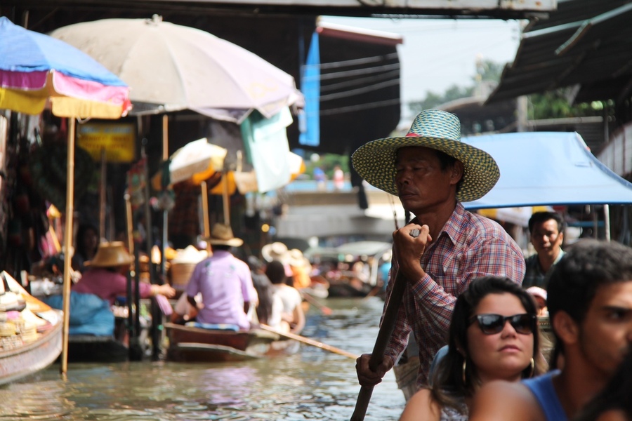 Le vacanze dei lettori - Bangkok-Mercato Galleggiante - Riccardo Palchetti © Ansa