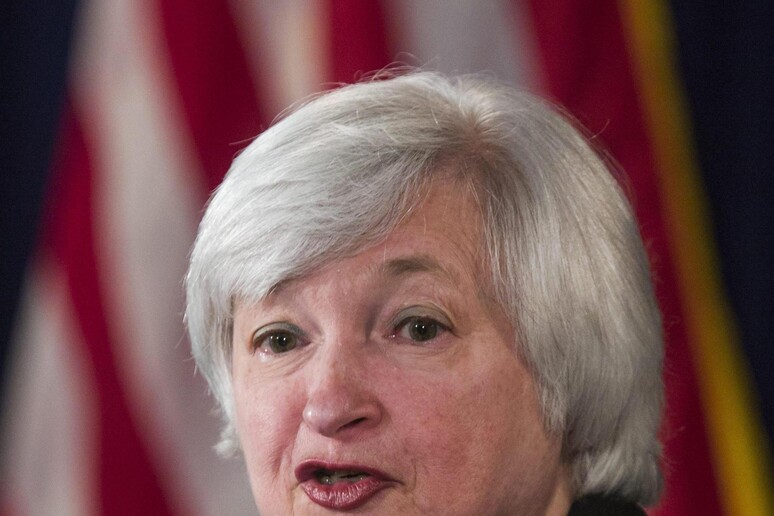 presidente della Federal Reserve Janet Yellen .  ANSA /JIM LO  SCALZO © ANSA/EPA
